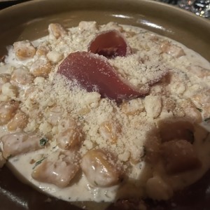 Gnocchi de camote