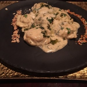 Raviolis de salmon