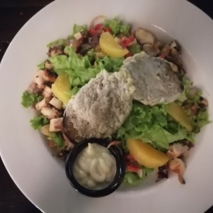Ensalada con pulpo