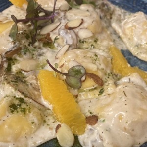 Raviolli Salmon