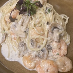 Camarones funghi