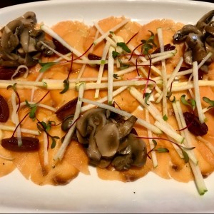 Entradas - Carpaccio di salmone