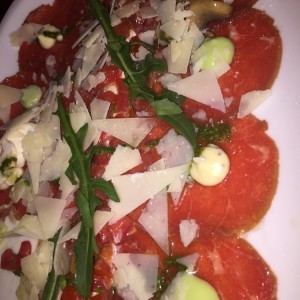 Carpaccio di manzo o filete