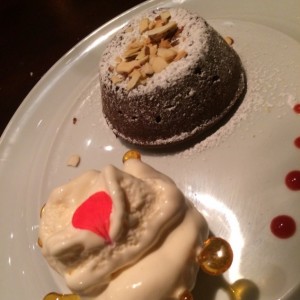 Postres - Fondant de chocolate