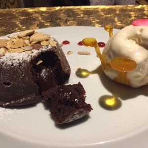 Postres - Fondant de chocolate