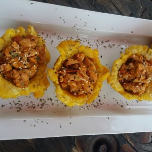 Patacones rellenos