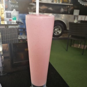 malteada de papaya y Guineo