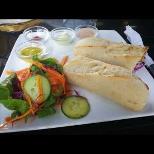 emparedado de pollo