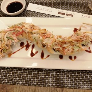 chicken and fish rolls