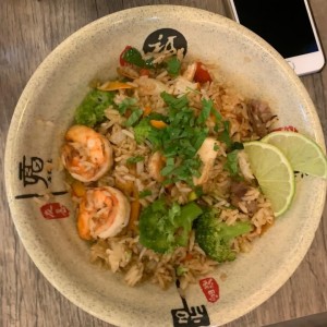 Arroz thai mixto