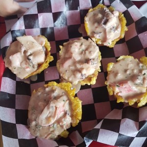 Patacones rellenos