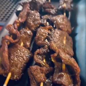 Carne en palito