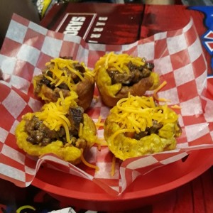 Patacones rellenos