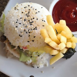 hamburguesa de pollo