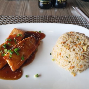 salmon teriyaki