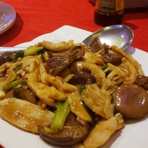 filete de pollo con hongos