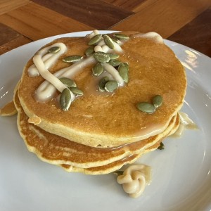 Pumpkin pancakes