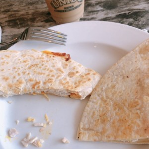 quesadilla de pavo chimichurri y mozzarella - PERO NO ERA!