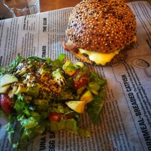 hamburguesa doble baicon