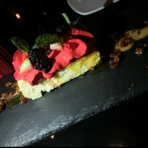 Cheese Cake con moos de frambueza 