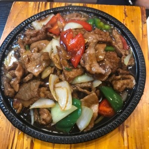 carne con vegetales