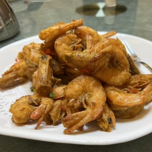Camaron frito picante