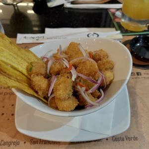 Ceviche Frito de Corvina