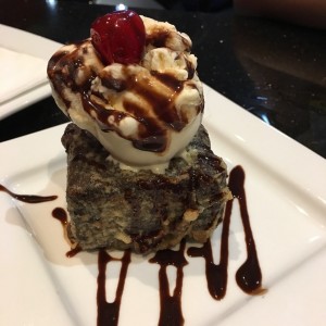 Postres - Brownie tempurizado