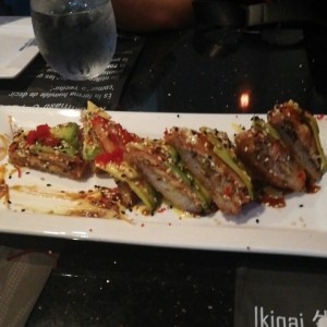 Entradas Calientes - Pizza japonesa