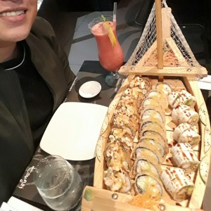barco de 3 rollos