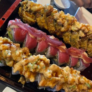 Rolls Especiales - Tsugoi, alfa roll y konfu panda