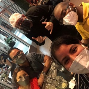 cena con amigos
