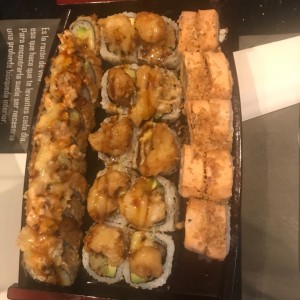 Rollos Especiales - Kung fu panda, ebi roll y Tokio