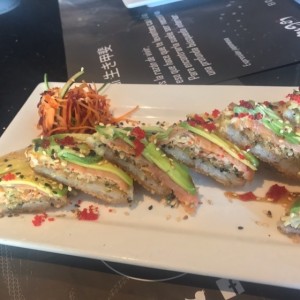 pizza de salmon