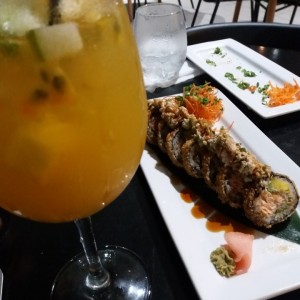 sangria de maracuya y rollo pty