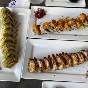 Rolls - Tiger, Ebi Rock y Tori BBQ