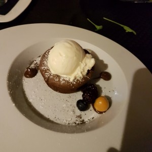 Volcan de Chocolate a la mode