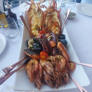 bandeja de marisco