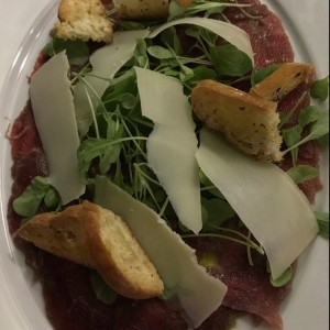carpaccio de res