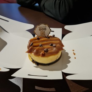 cheesecake de dulce de leche