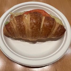 Croissant de pavo y queso