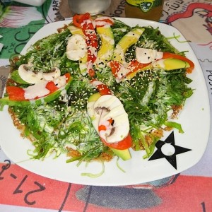 Pizza de vegetales