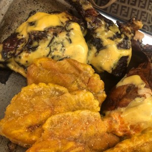 Chixken with honey mustard sauce