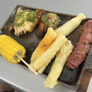 Pollo y chorizo