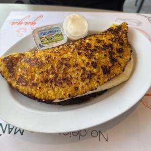 Cachapa con queso telita