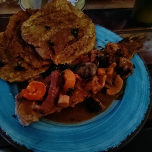 Filete en salsa de marisco