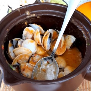 almejas con ajillo