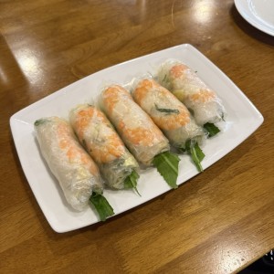 Rollos Frescos - Con Camarones