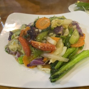 Vegetales salteados.