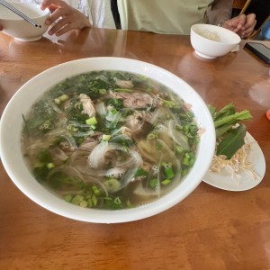 Pho con carne